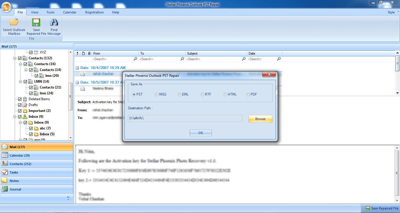 Download Stellar Phoenix Outlook Pst Repair Full Version